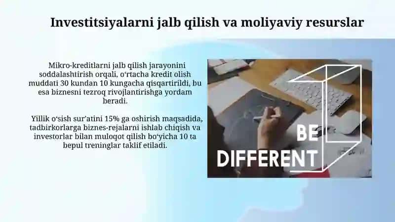 Kichik biznes va tadbirkorlik faoliyatini rivojlantirishning maqsad va vazifalari 4