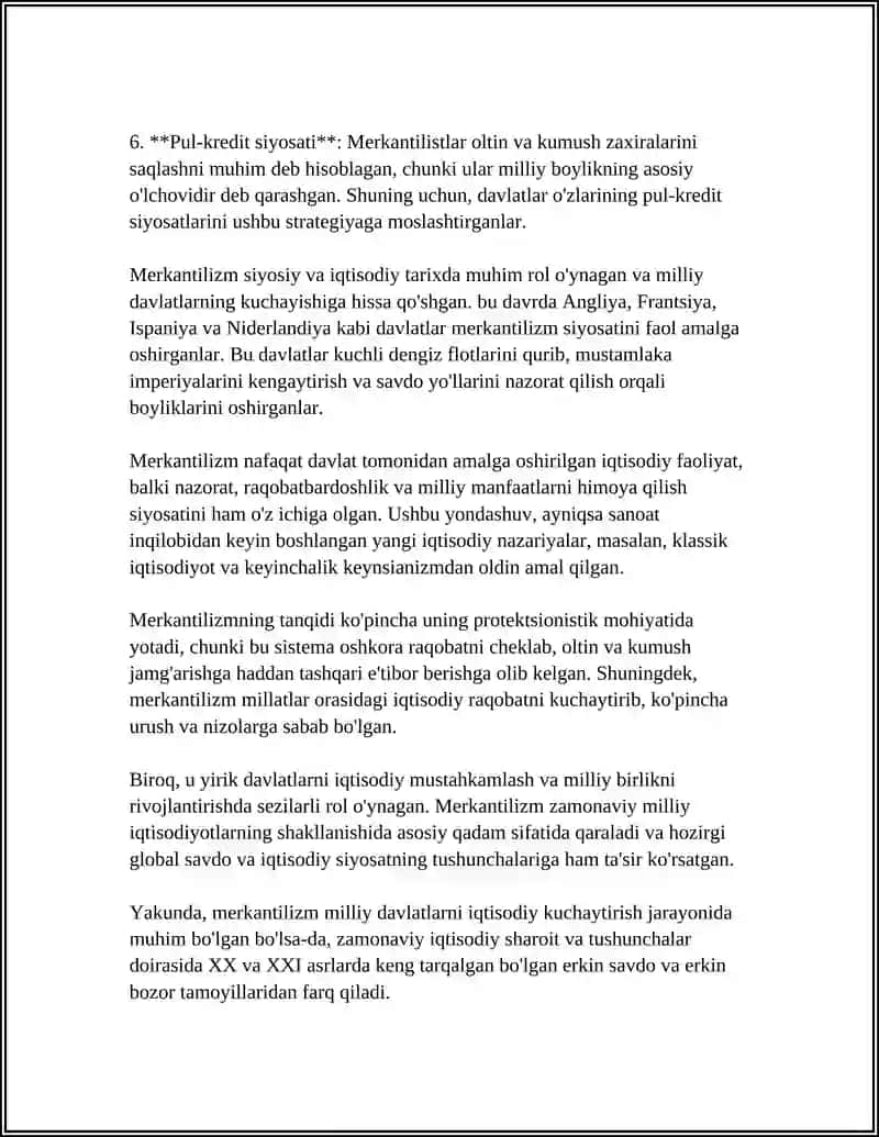 MERKANTILIZM 4