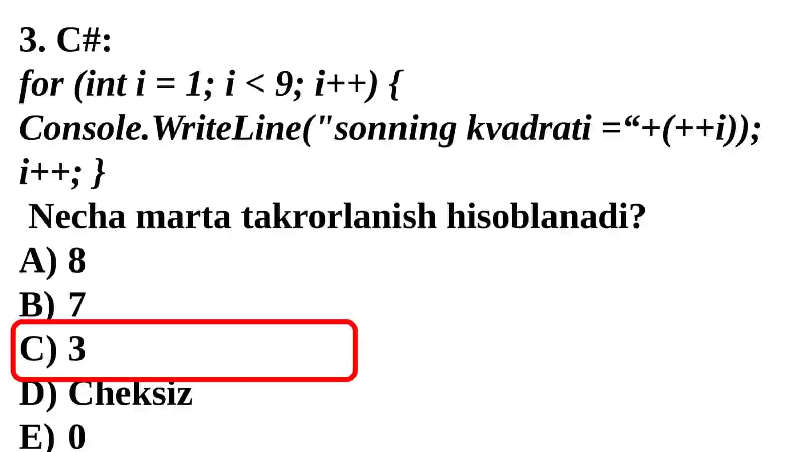C# tilida umumlashtirish 4