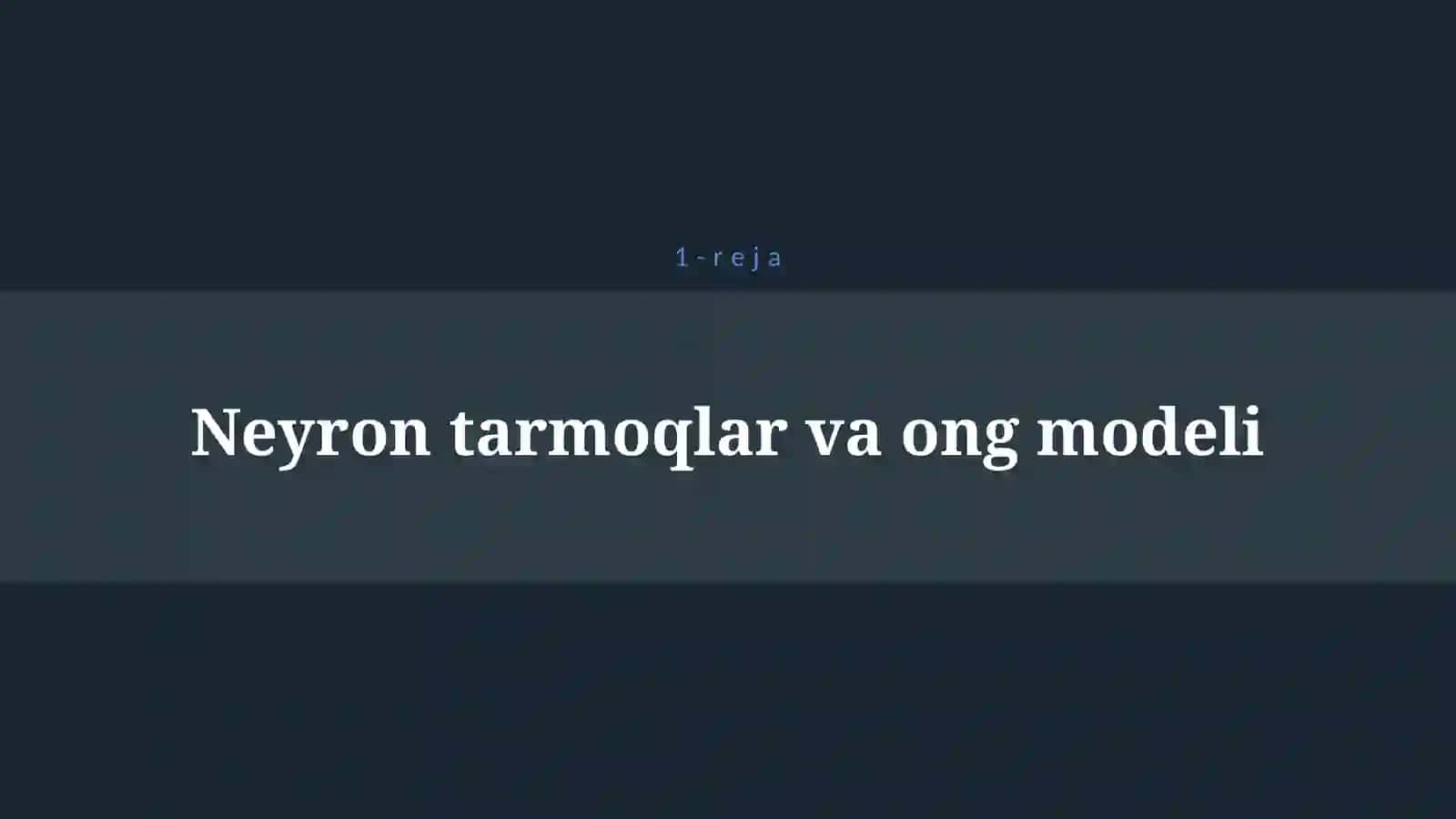 ONG HAQIDA XOZIRGI ZAMON TASAVURLARI 4