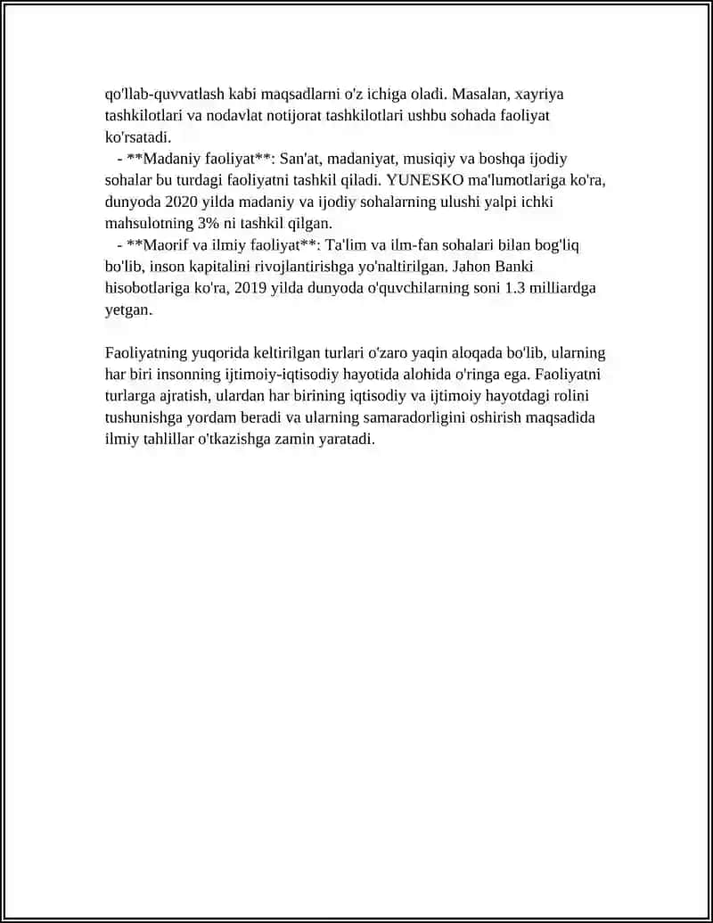FAOLIYAT VA MOTIVATSIYA. MULOQOT 4