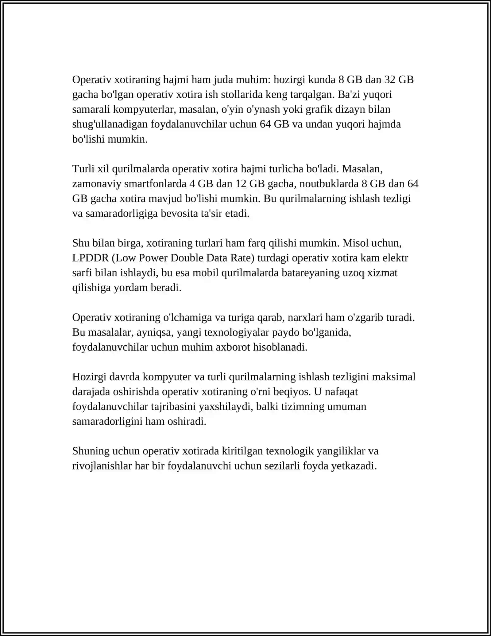 OPERATIV XOTIRA 4