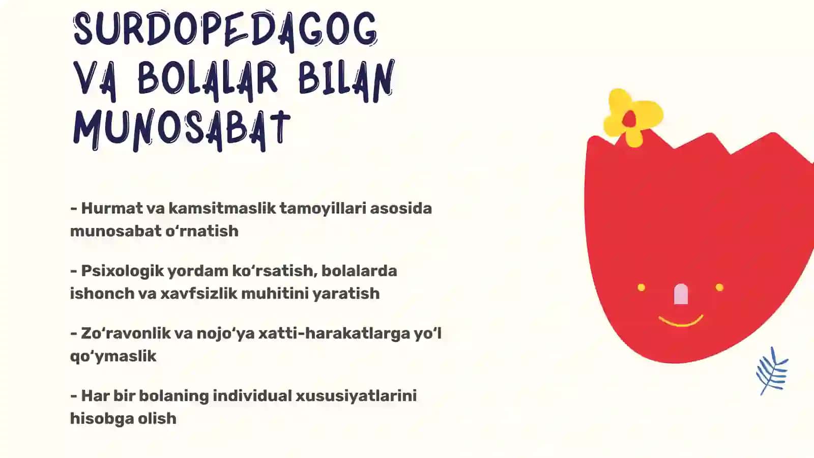 Surdopedagog faoliyatida axloqiy-me’yoriy masalalar 4