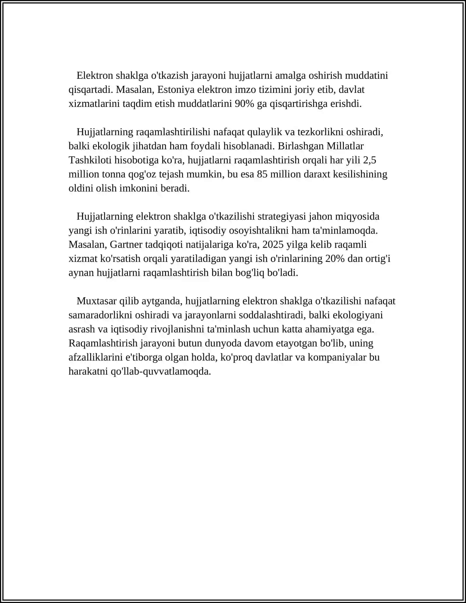 OʻZBEKISTON RESPUBLIKASIDA HUJJATJILIKNING TAKOMILLASHUVI 4