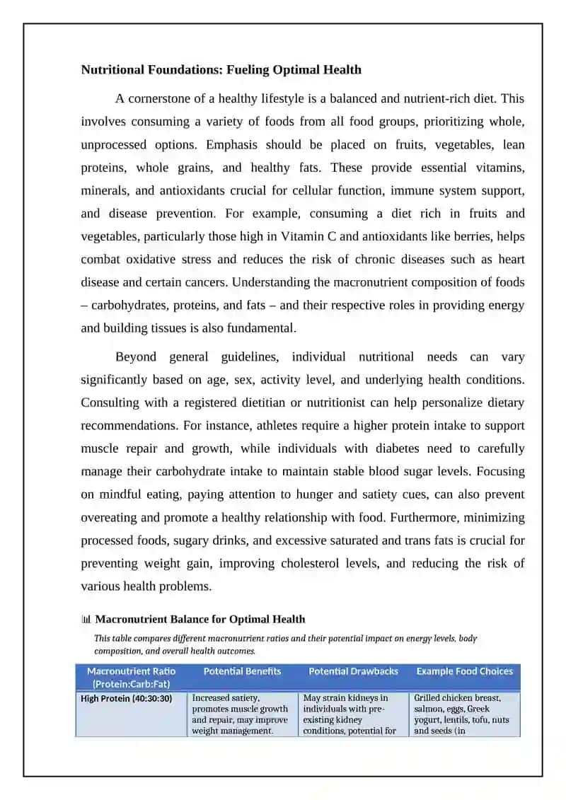 Healthy life 4