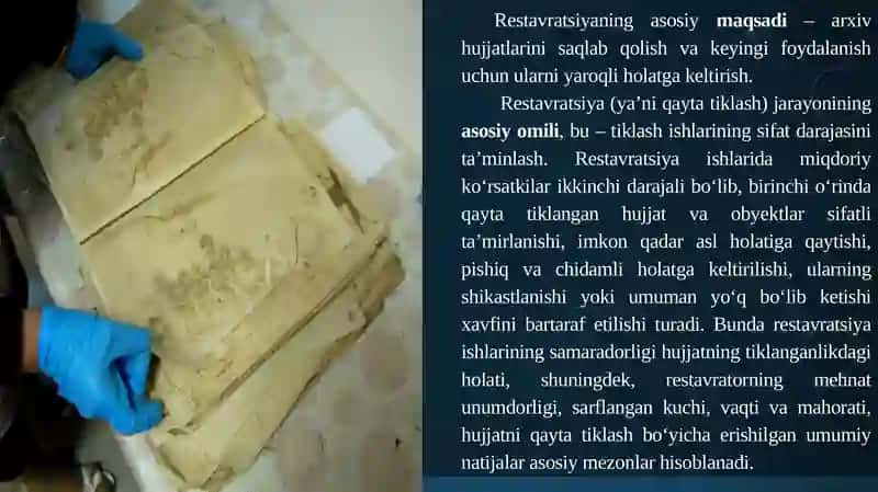Arxiv hujjatlarini restavratsiya qilish 4