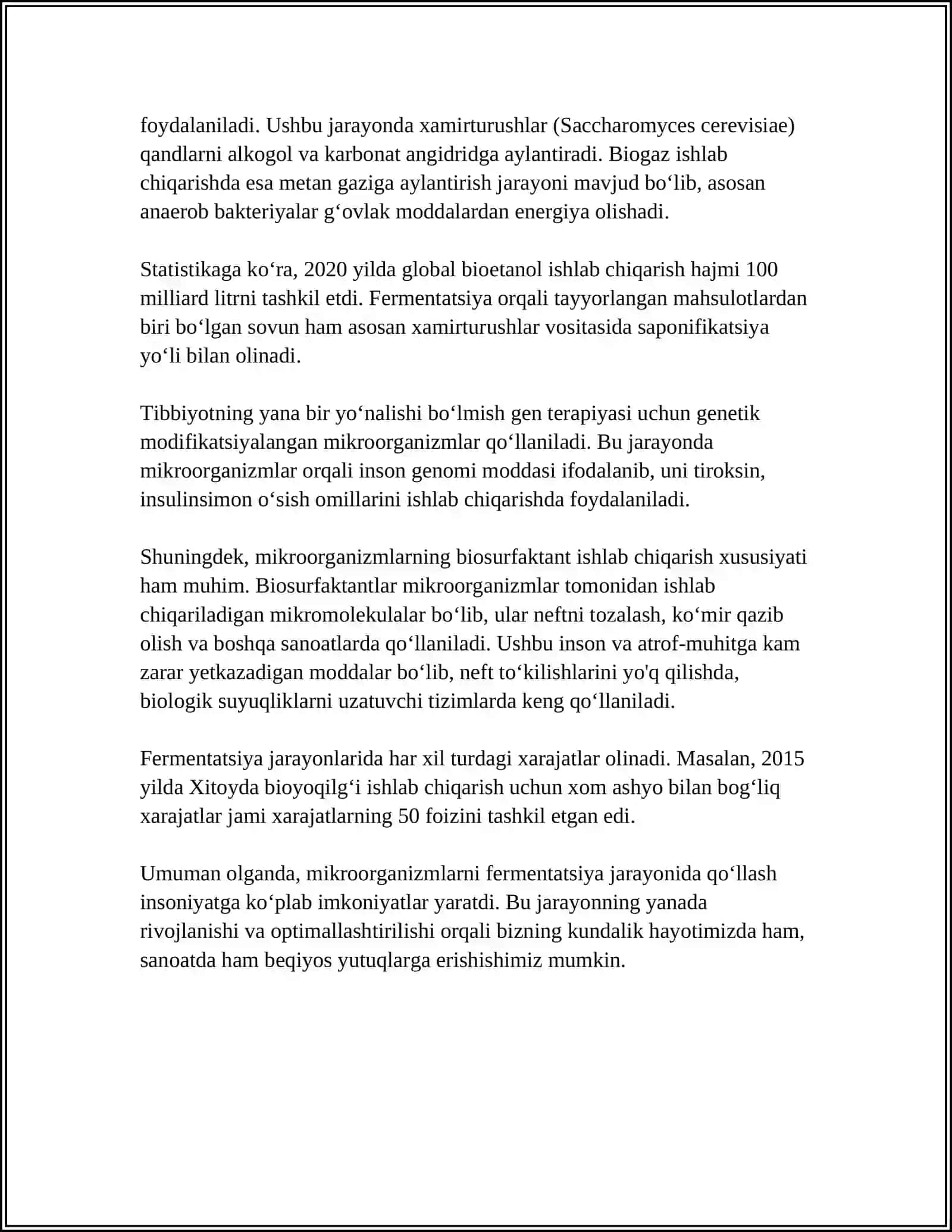 MIKROORGANIZMLARNI BIOTEXNOLOGIYADA QÓLLANILISHI 4