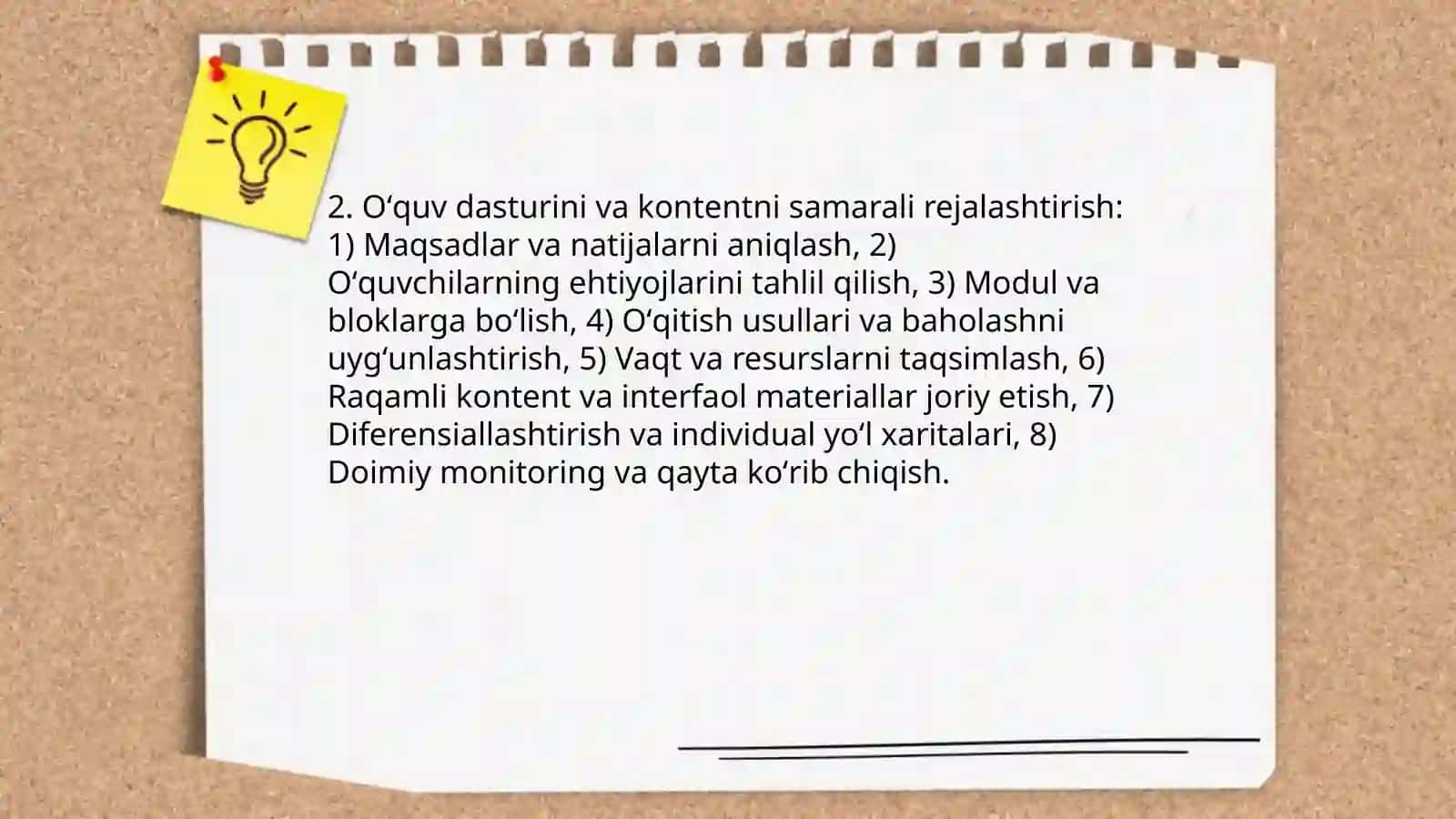 Taʼlim olish jarayonini samarali tashkil etish 4