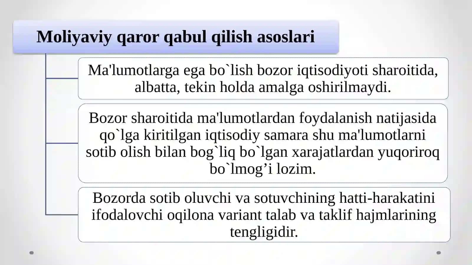 Moliyaviy qarorlar 4