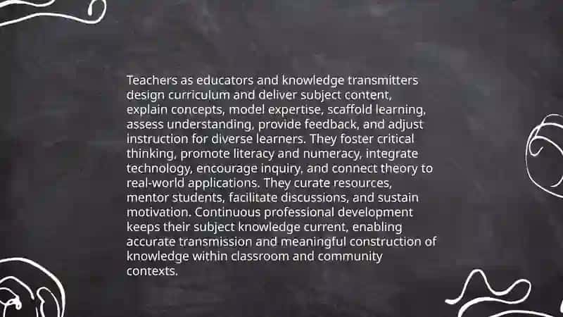 The Role of Teachers in Society 4