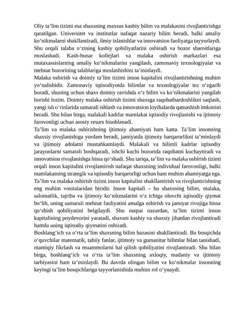 Inson Kapitalini Shakllantirishning Asosiy Yo'nalishlari 4