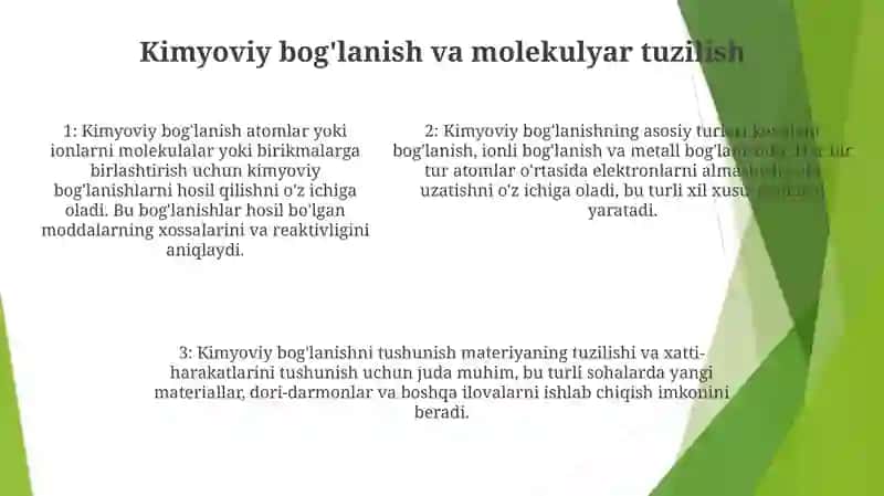 Anorganik Kimyo Fanining Asosiy Qonunlari Hamda Ularning Ahamiyati Haqida 4