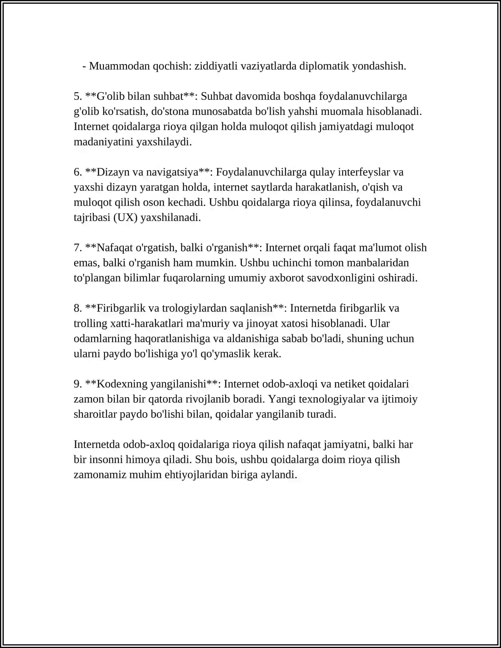 TARMOQ ODOB AXLOQI(INFOETIKA) 4