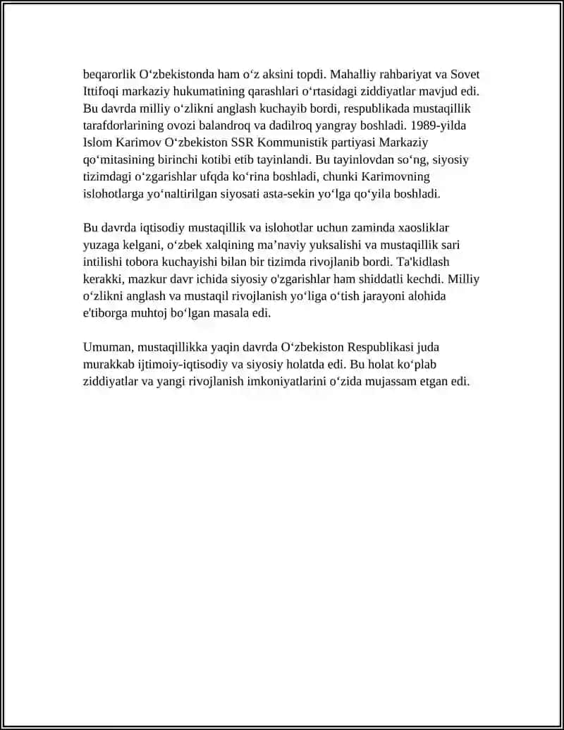 XALQARO INNOVATSION TIBBIYOT TEXNIKUMI MUSTAQIL ISH 4