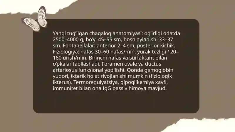 Yosh anatomiyasi,fizialogiyasi va gigeyenasi 4