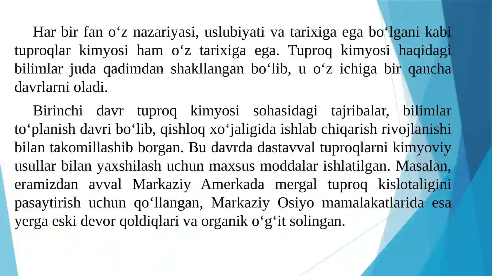 Umarov Abiyrning tuproqdagi alyuminiy birikmalari 4