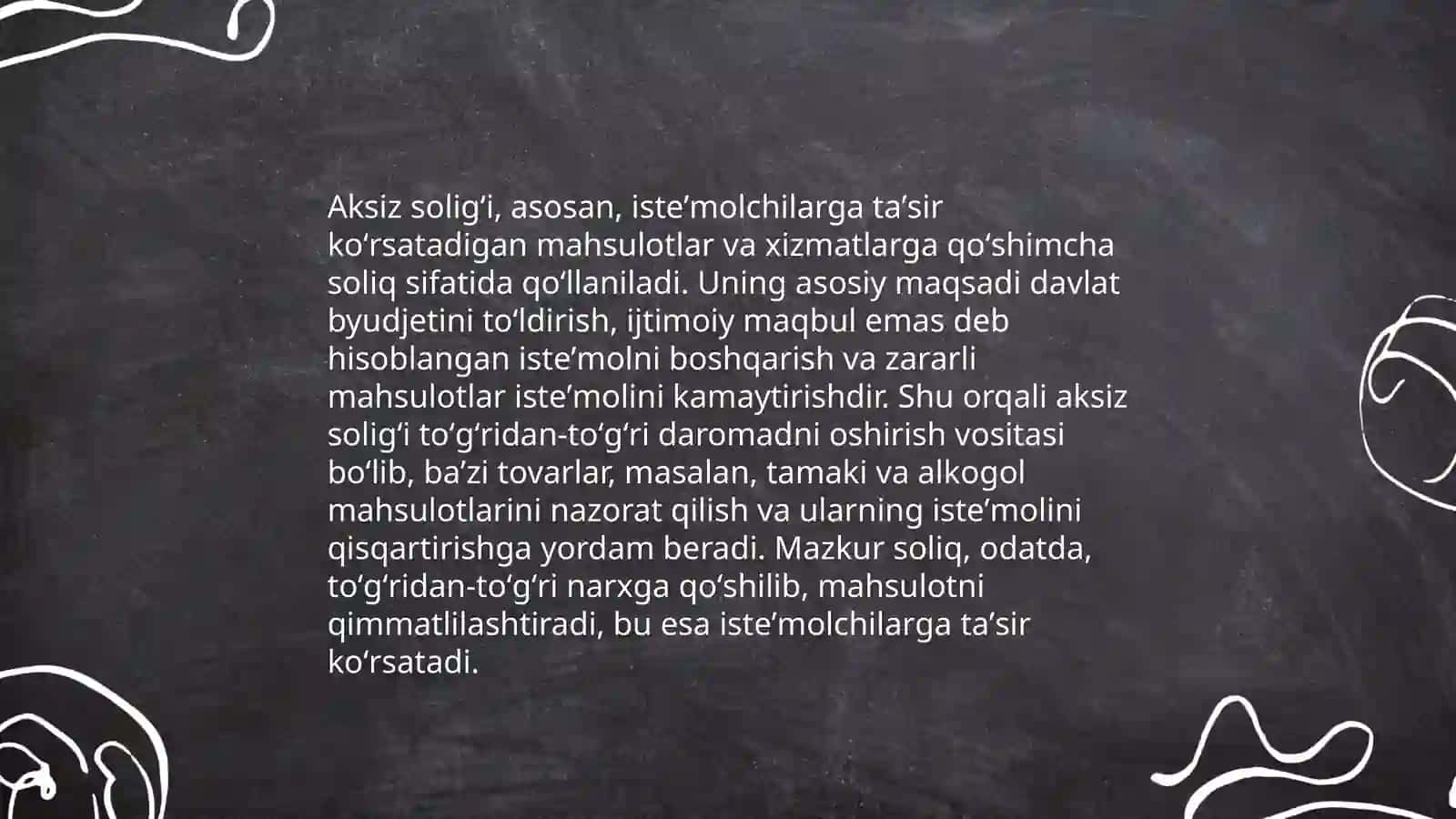 Aksiz soligʻi 4