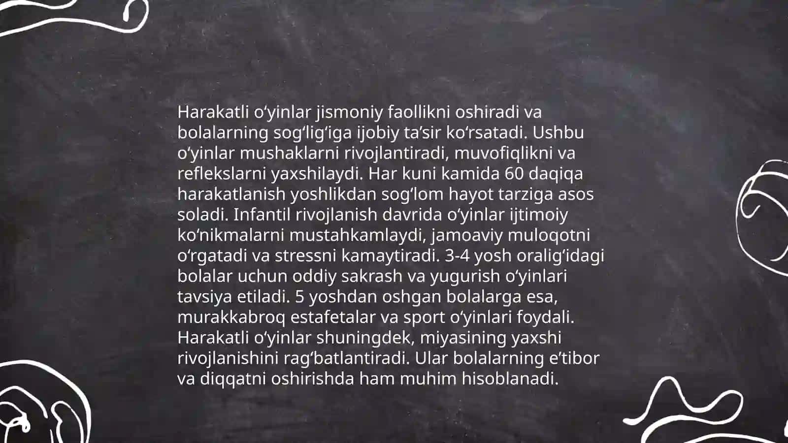 Jismoniy tarbiya va bolalarning rivojlanishi 4
