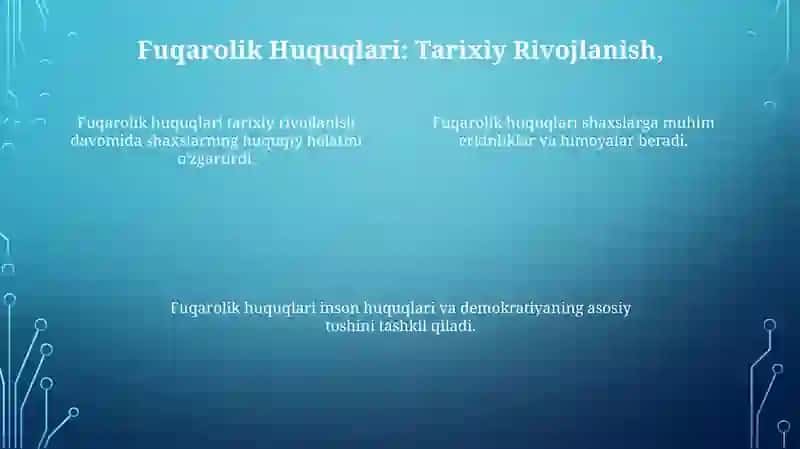 Fuqarolar Fuqarolik Huquqining Subyekti Sifatida 4