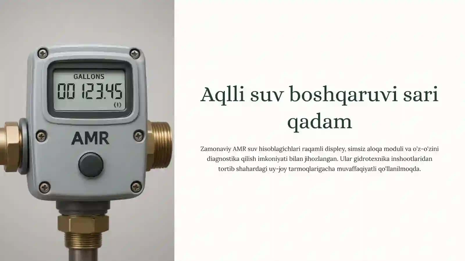Suvni boshqarish va sug'orish tizimlarida avtomatlashtirish:Zamonaviy yechimlar 4