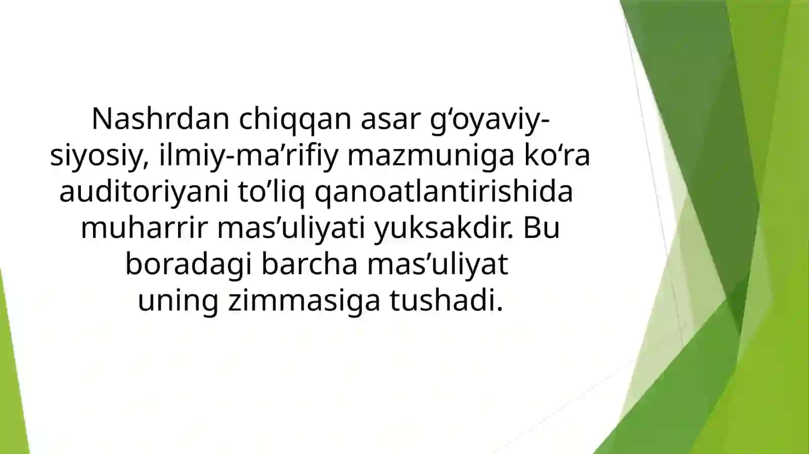 Muharrirlik mahoratining nazariy asoslari 4