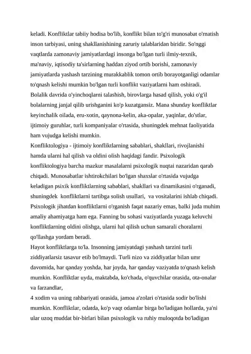 Konfliktlar Psixologiyasi 4