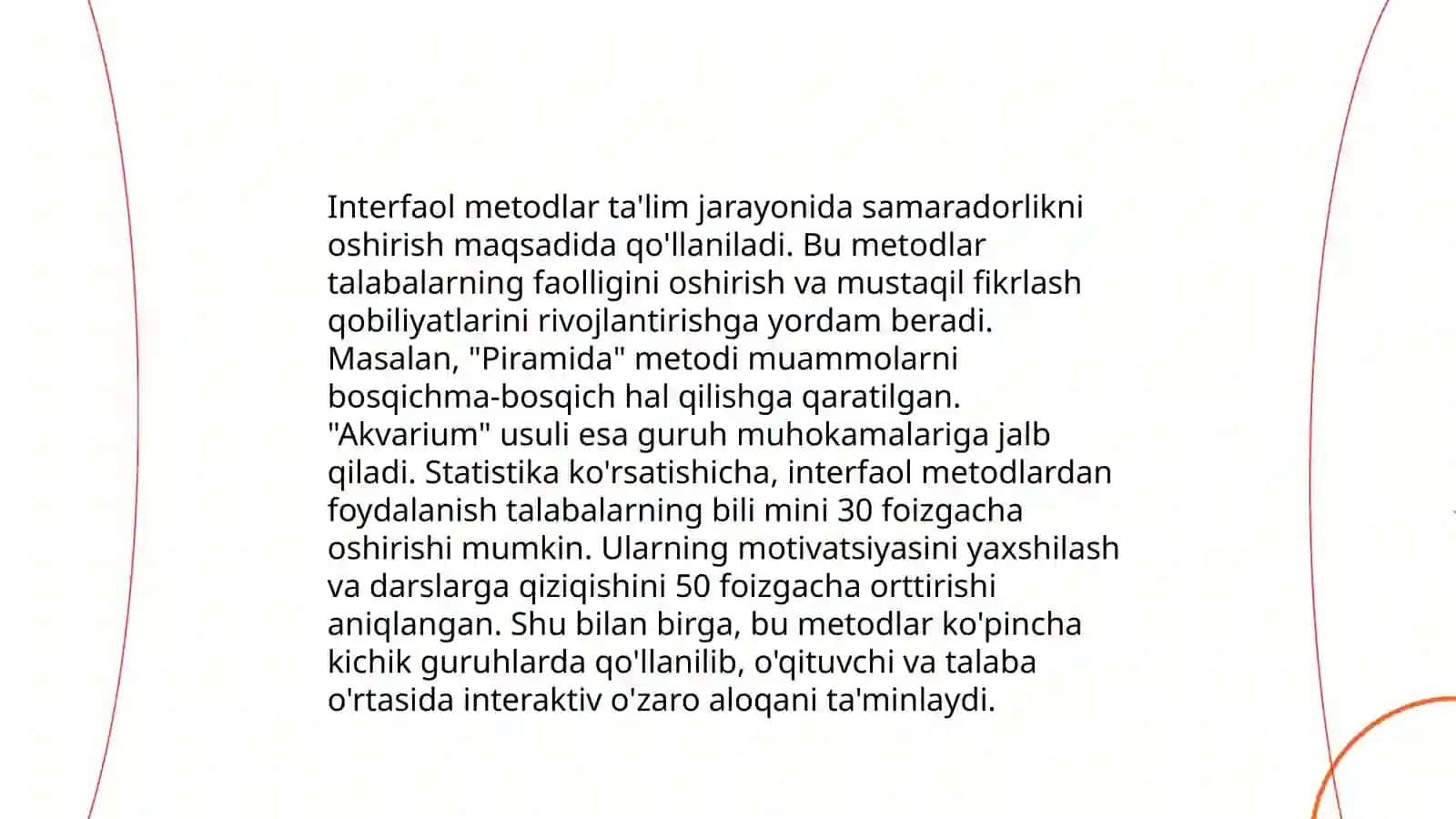 Zamonaviy dars tipologiyasi va unga qo'yiladigan talablar 4