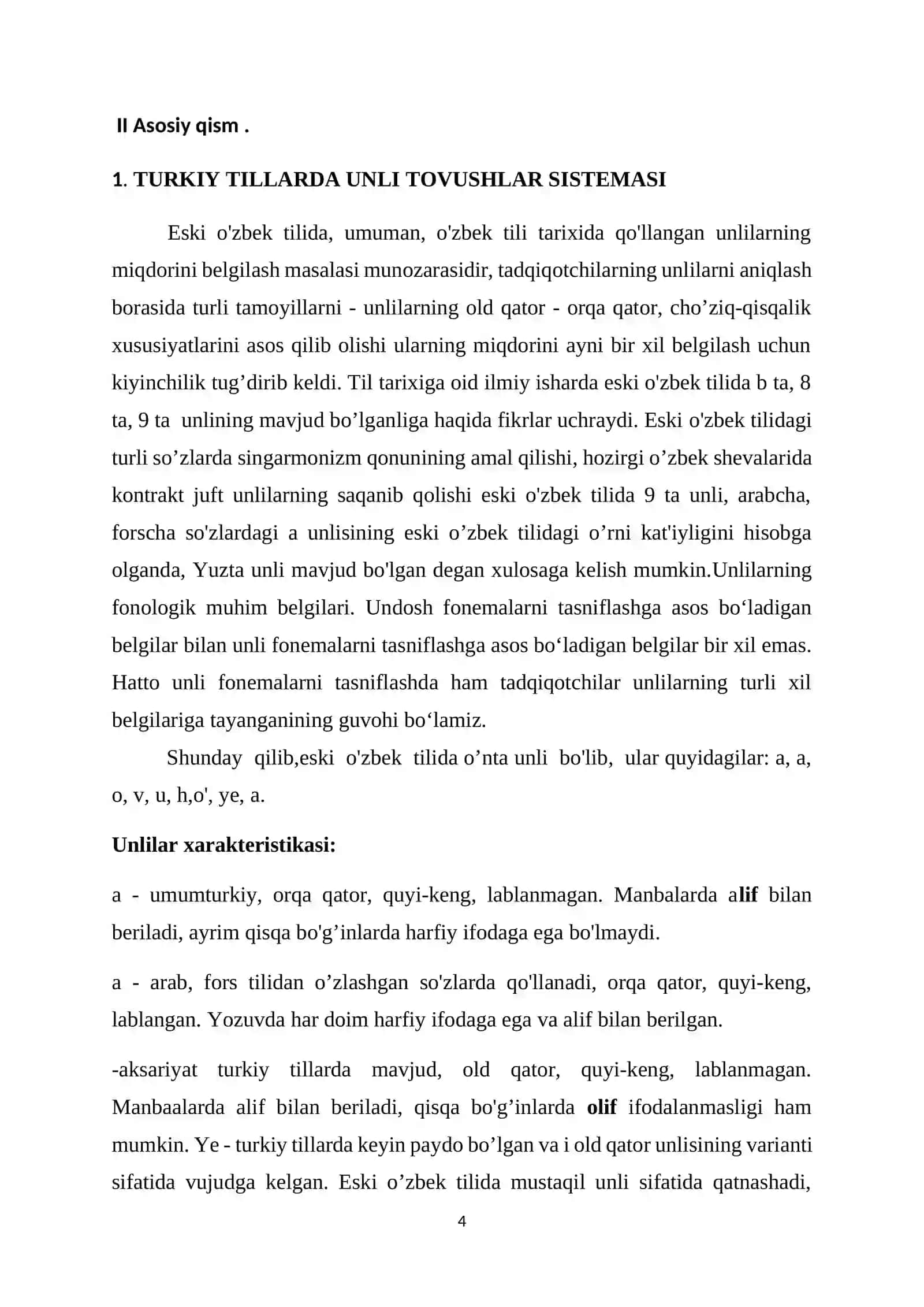 TURKIY TILLARDA UNLI TOVUSHLAR SISTEMASI 4