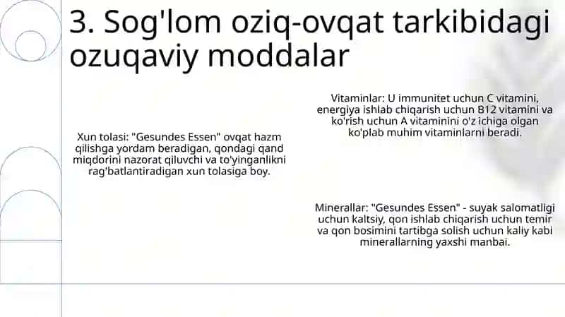 Sog'lom oziq-ovqat 4