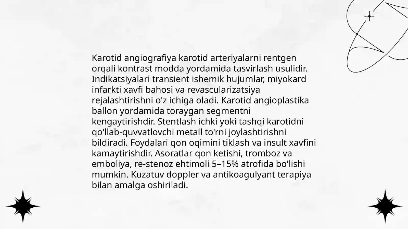 Intervension radiologiya va angiografiya turlari 4