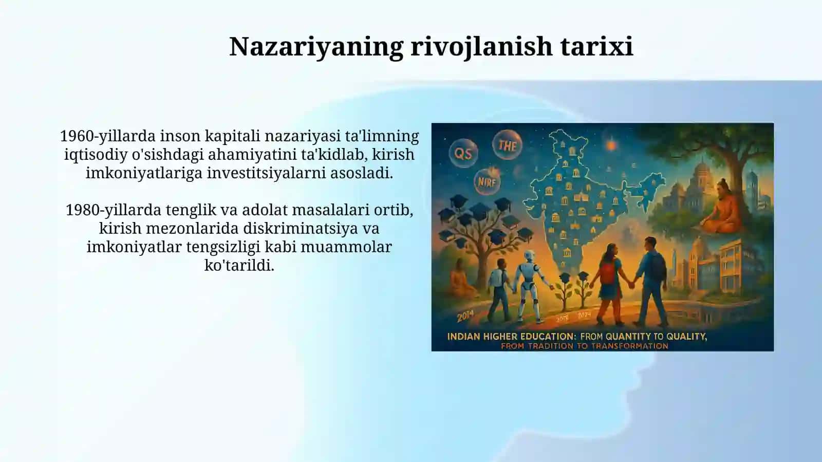 Òyin va ta'limga kirish nazaryasi 4
