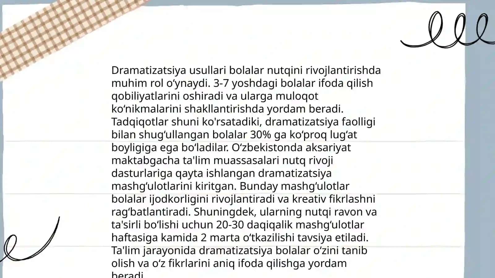 Rivojlantiruvchi oʻyinlar metodikasi maktabgacha yoshdagi bolalar uchun 4