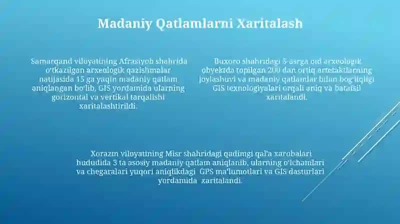 Arxeologya dala tadqiqot geoinfarmatsion tizimlardan foydalanish 4