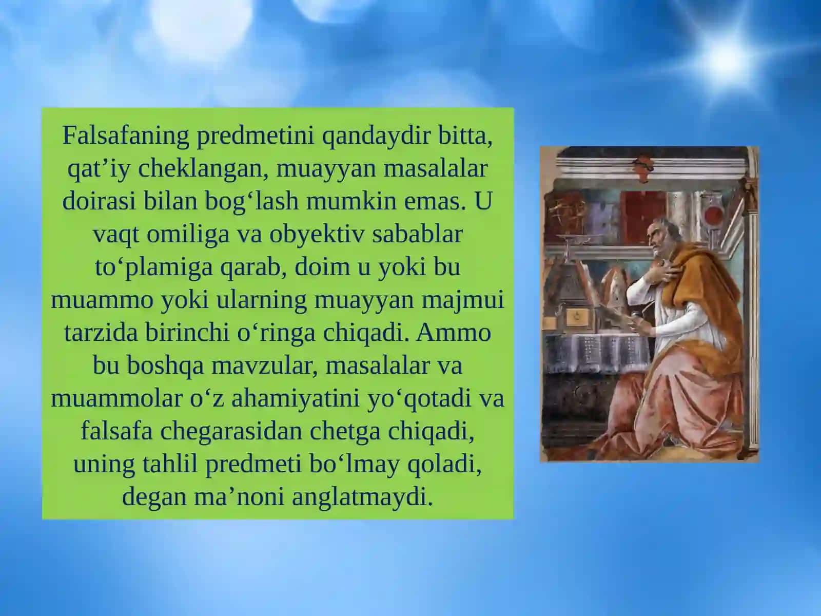 Falsafa va falsafiy bilimlar mohiyati 4