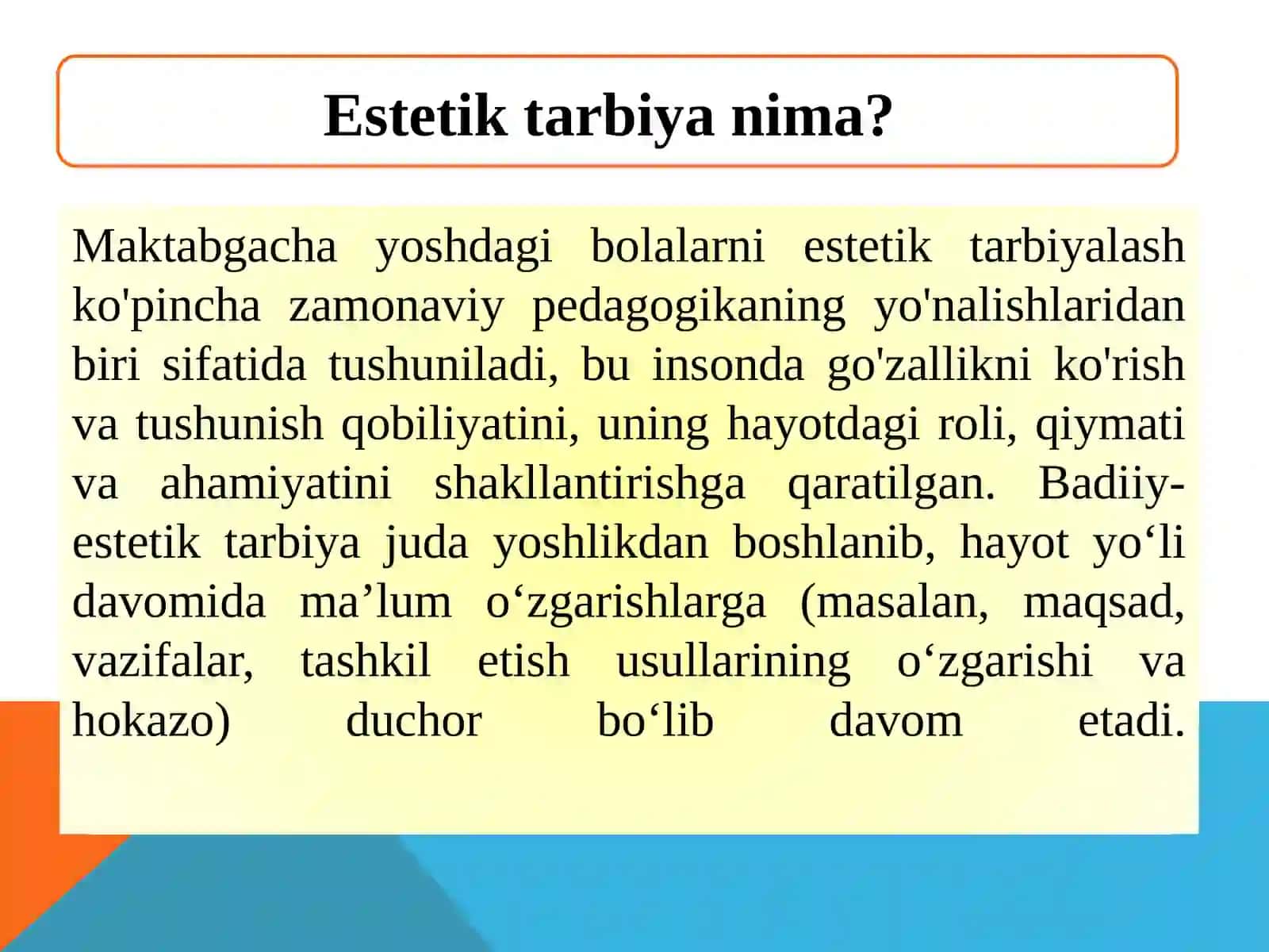 MAKTABGACHA TA’LIMDA STEAM TEXNOLOGIYASI FANIDAN TAQDIMOT 4