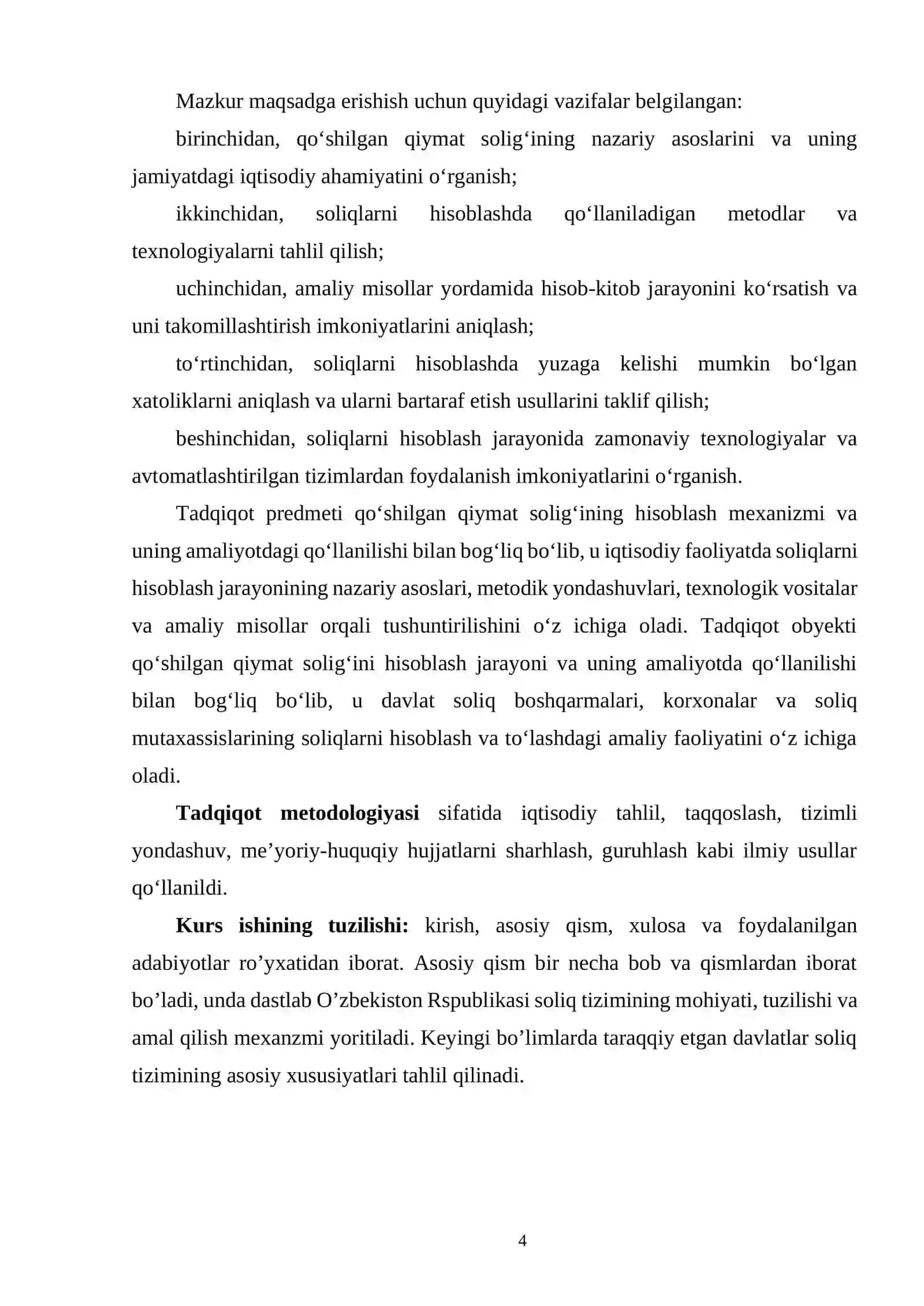 Qo'shilgan qiymat solig'ini hisoblash va hisobni taqdim qilish jarayoni 4