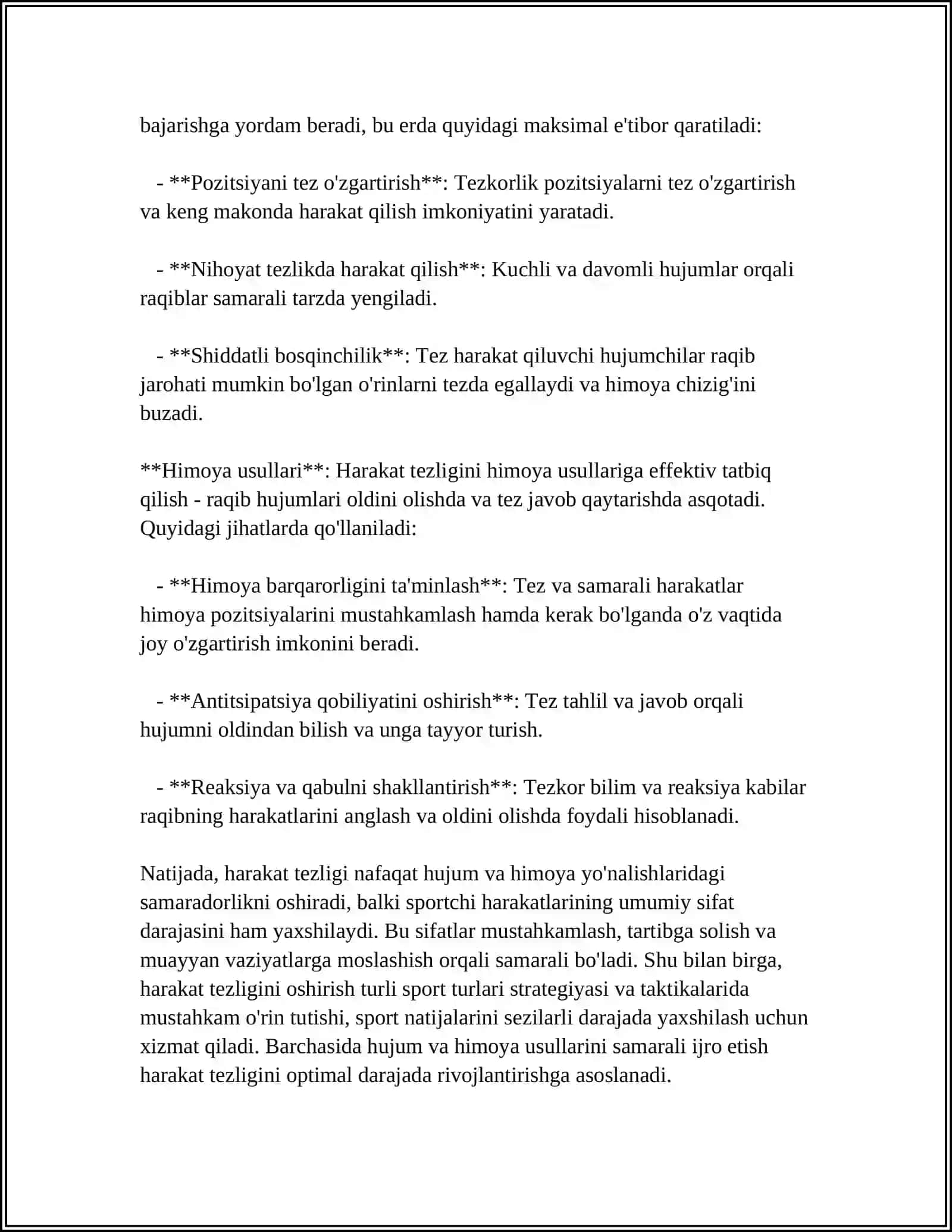 HUJUM VA HIMОYA USULLARINI SAMARALI IJRО ETISHGA QARATILGAN HARAKAT SIFATLARINI SHAKLLANTIRISH 4