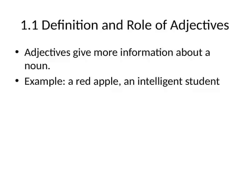 The Adjective and its Grammatical Category of Degrees of Comparison 4