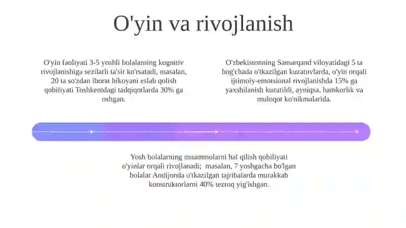 O'yin bog'cha yoshida yetakchi faoliyat sifatida 4