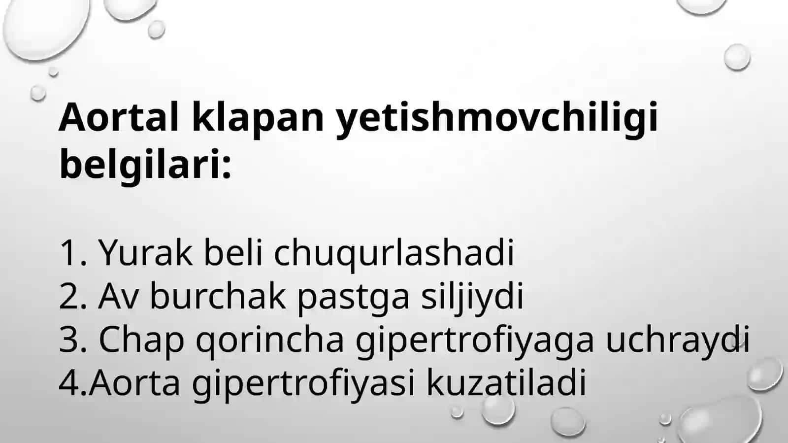 Aortalklapan yetishmovchiligi 4