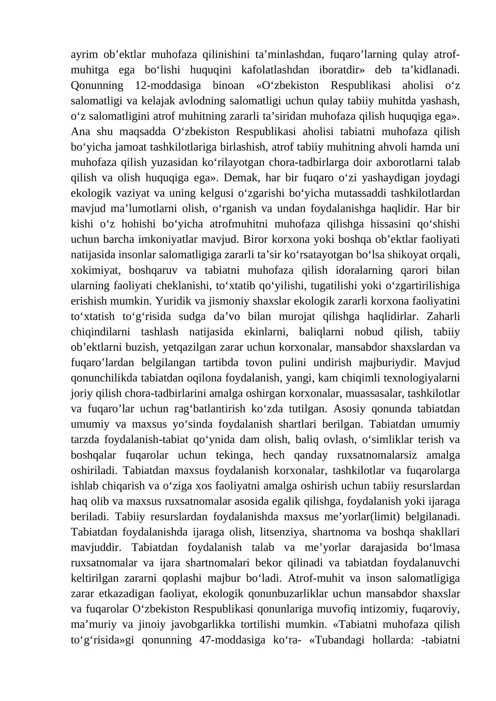AMALIY VA IJTIMOIY EKOLOGIYA 4