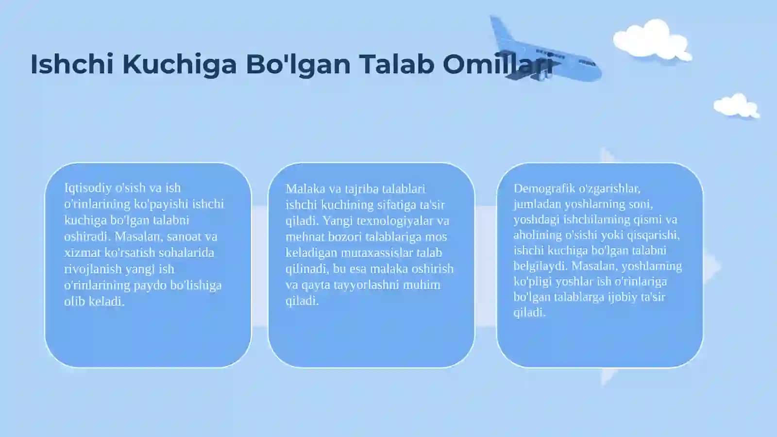 Mehmat Bozorida Ishchi Kuchiga Bo’lgan Talab va Taklifni Istiqbollashtirish 4