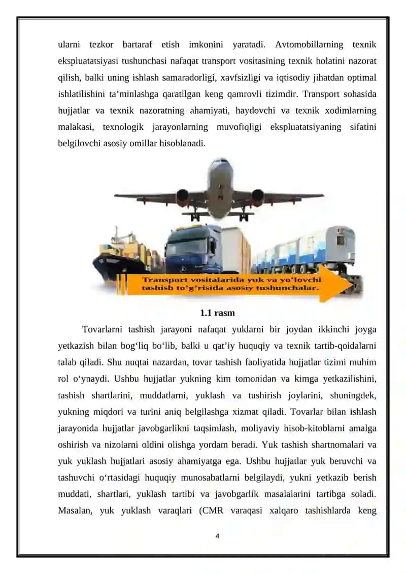 Avtomobillarning texnik ekspluatatsiyasi 4