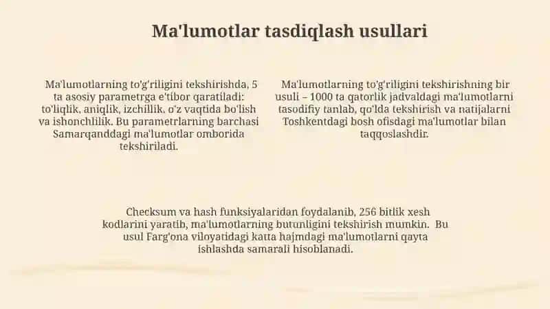 Malumotlar yaxlitligi 4