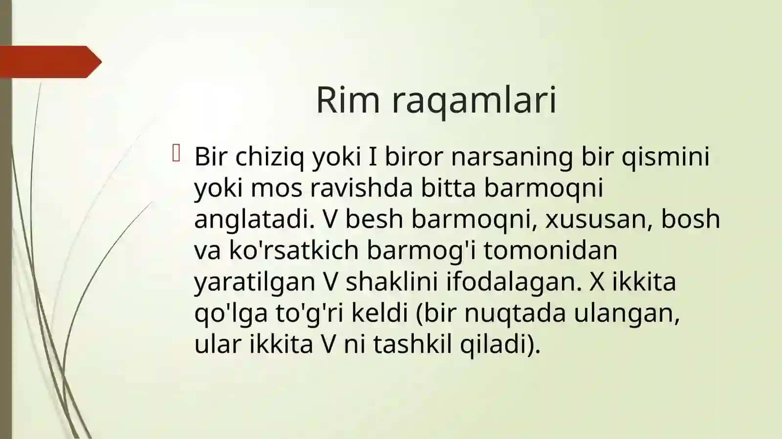 Rim sonlari 4
