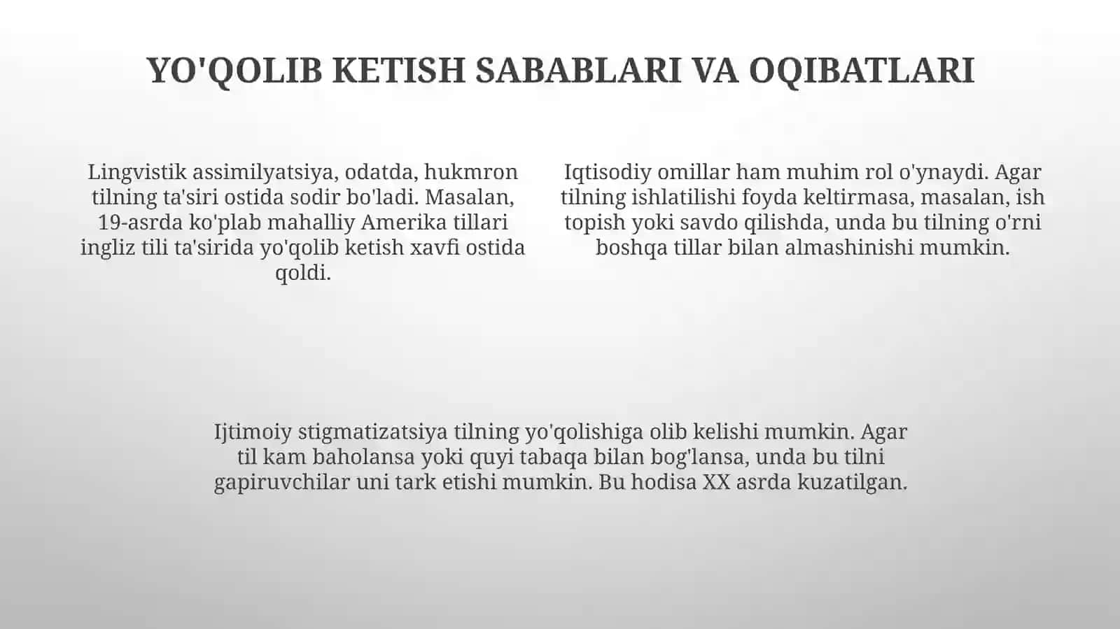 O'liktillar 4