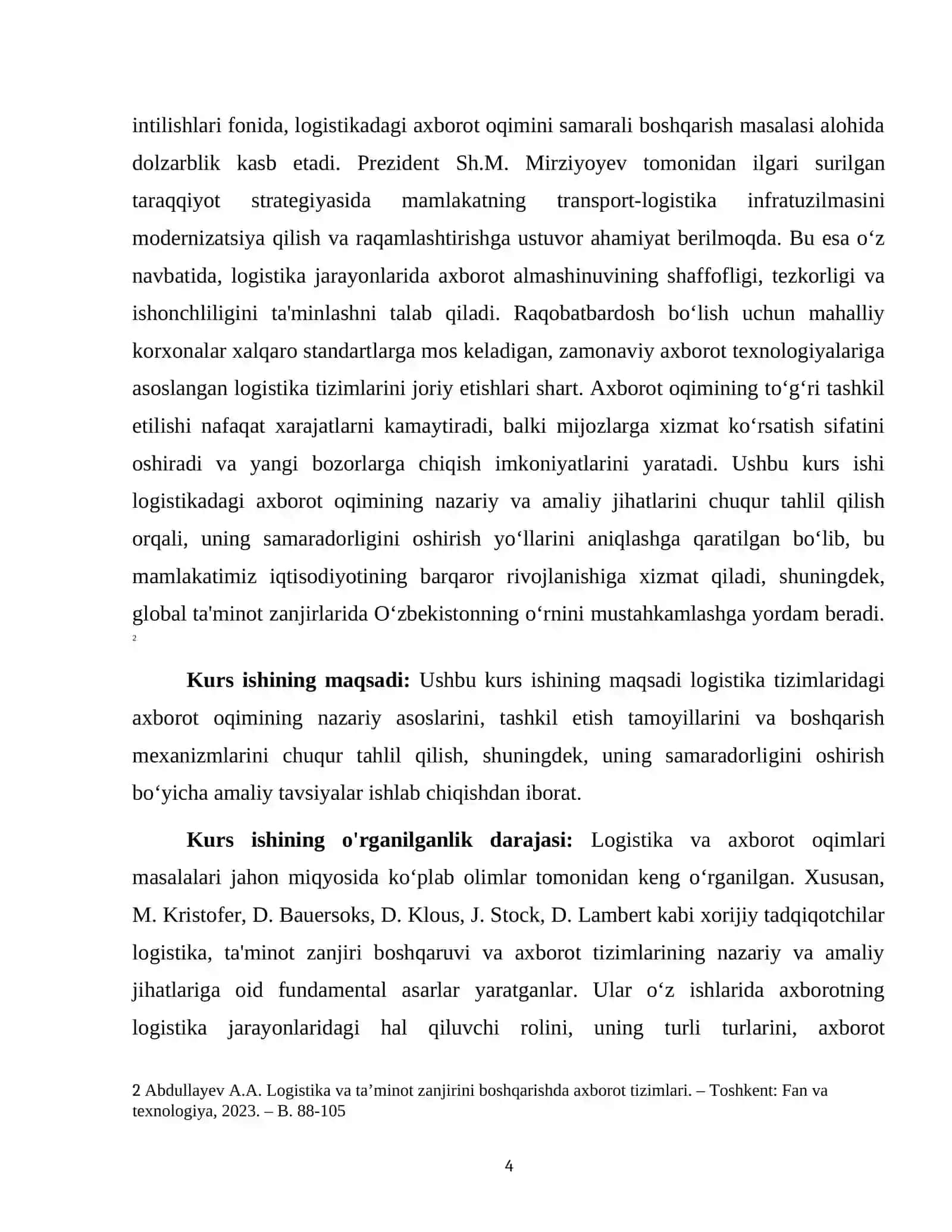 LOGISTIKADAGI AXBOROT OQIMI 4