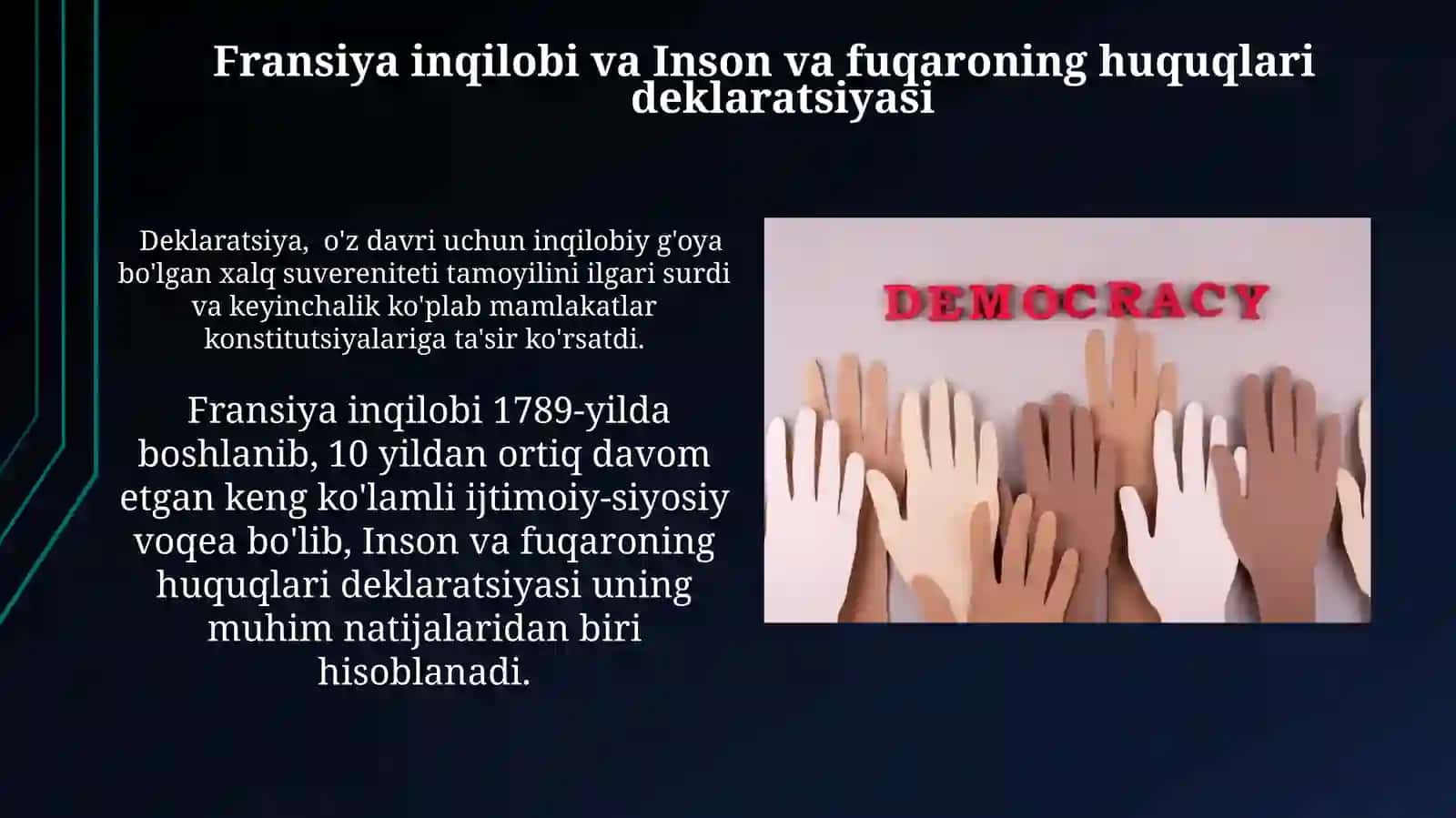 Inson huquqlarining tarixiy rivojlanishi 4