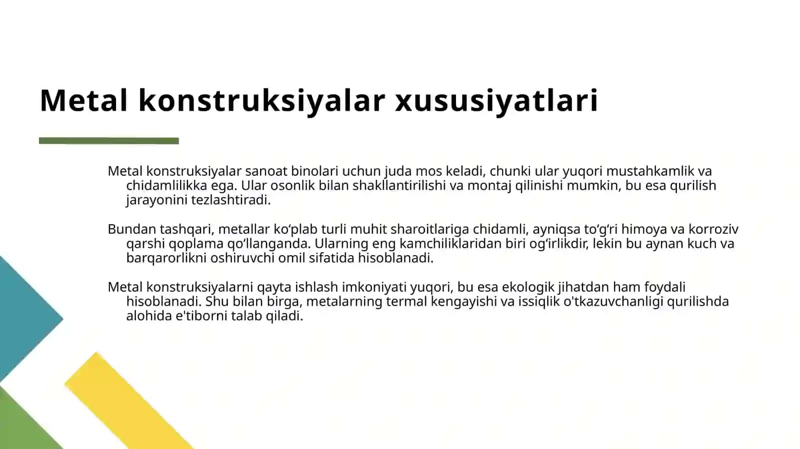 SANOAT BINOLARI KONSTRUKSIYALARI 4