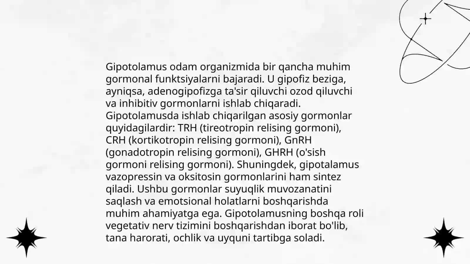 Urug'don endokrin faoliyatining endokrin boshqaruvi 4